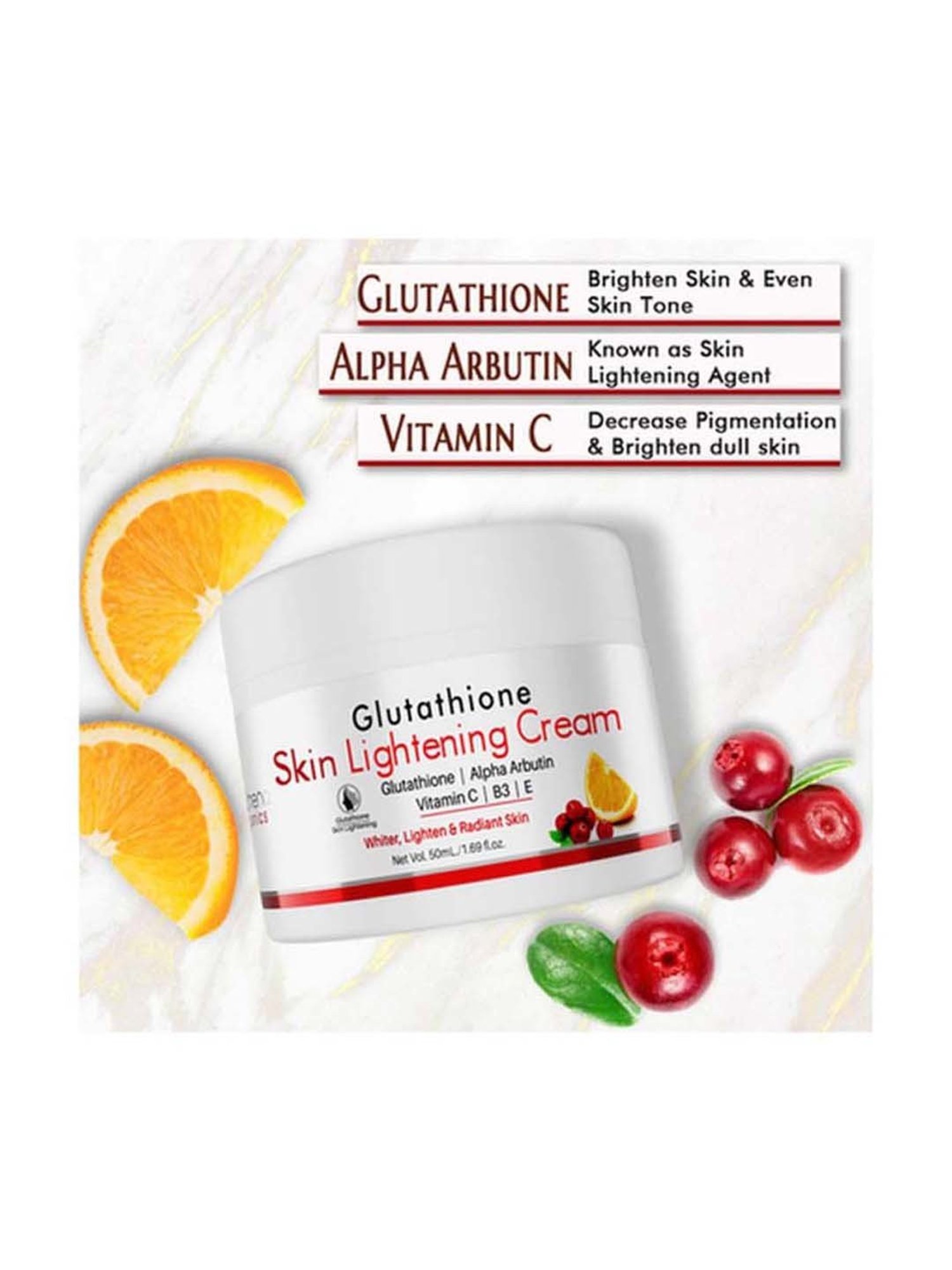 Volamena Glutathione Skin Lightening Fairness Cream - 50 ml