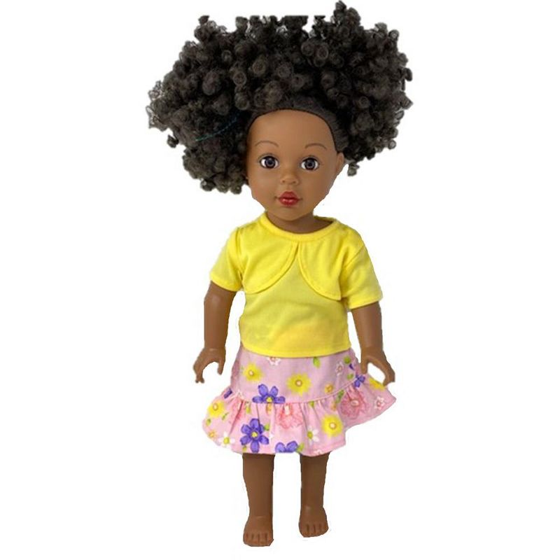 JC Toys Lil' Cutesies Twins 8.5" All Vinyl Baby Doll with Stroller