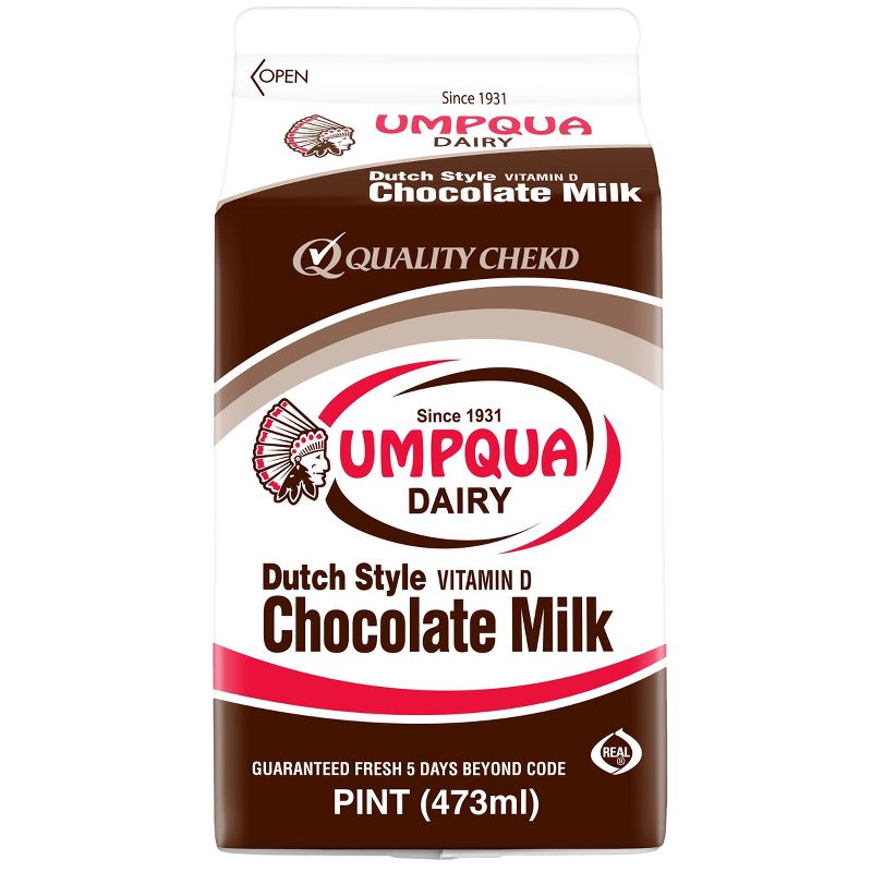 Umpqua Whole Chocolate Milk - 1pt