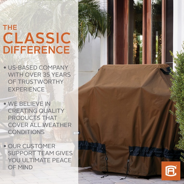 Classic Accessories 56-269-046601-EC Elkridge BBQ Grill Cover, Large