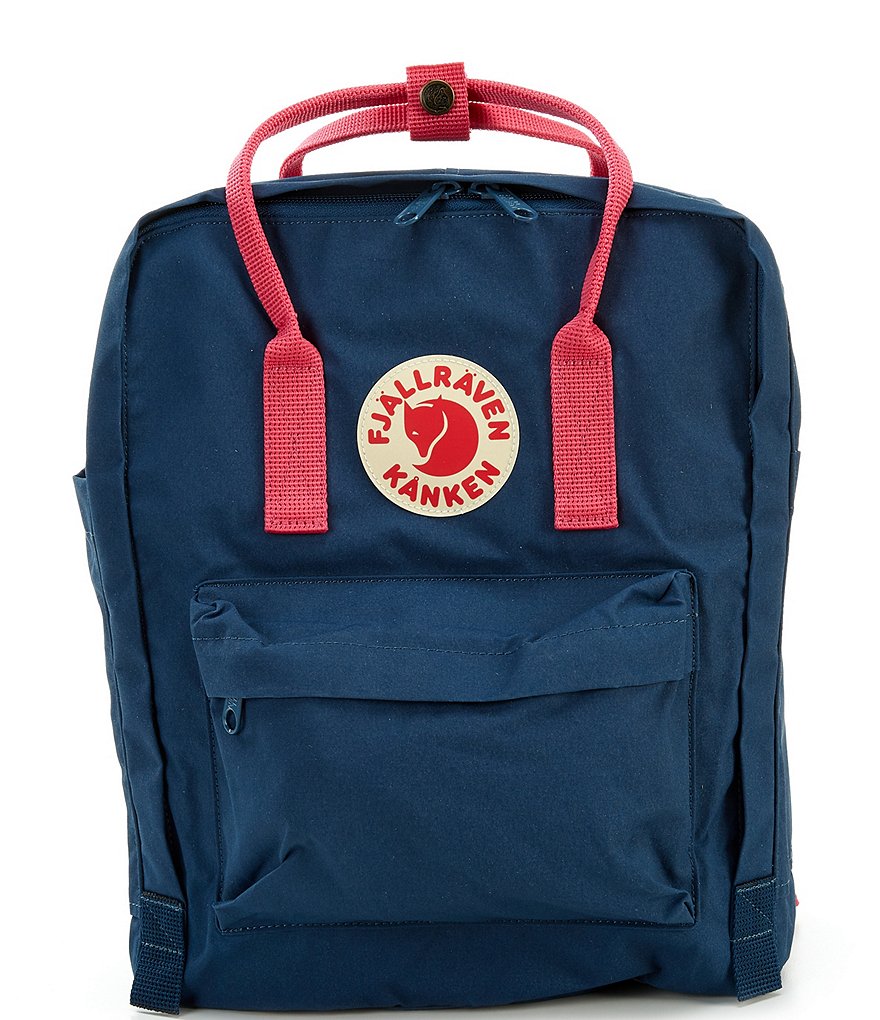 Fjallraven Kanken Colorblock Handles Water-Resistant Backpack