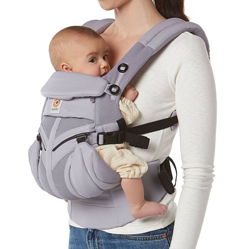Ergobaby Omni 360 Cool Air Mesh Baby Carrier - Lilac Gray