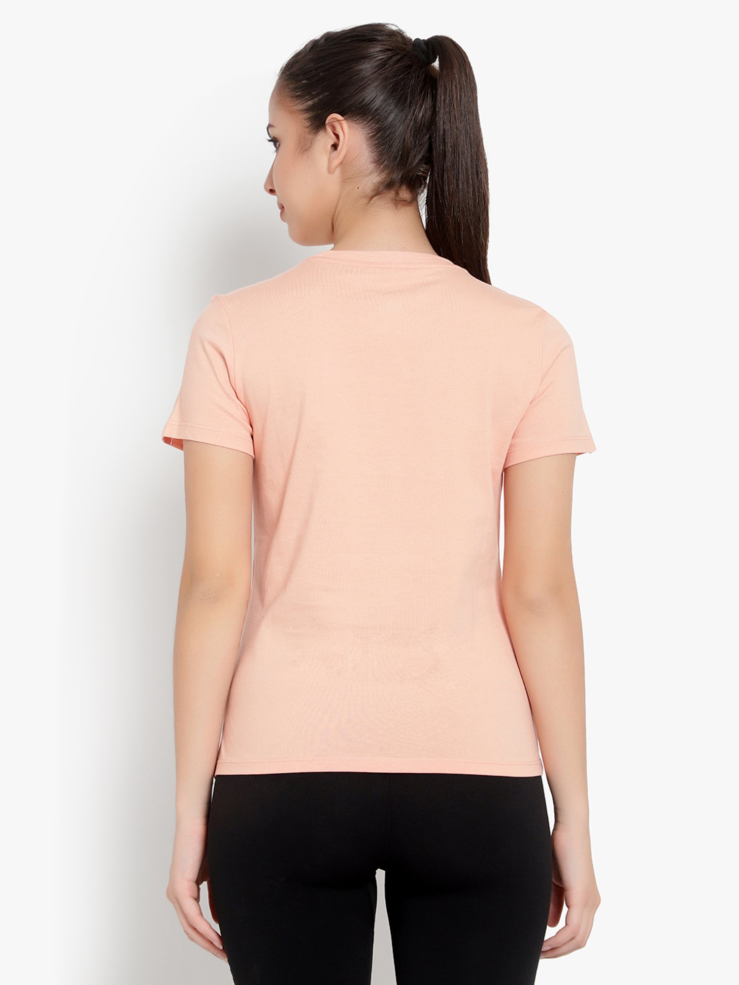 Anta Peach Cotton Sports T-Shirt