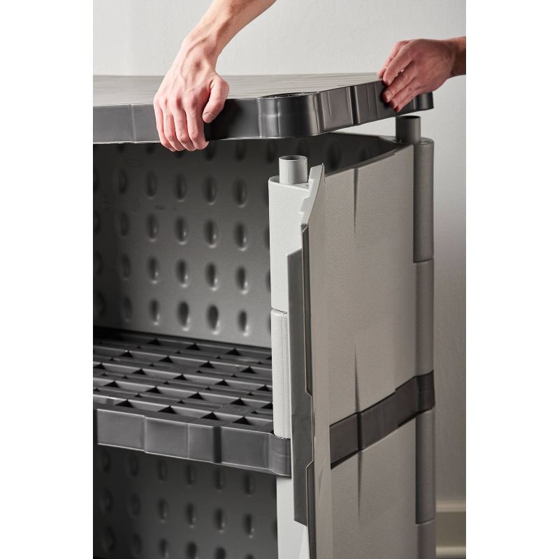 Cosco Two Step Big Step Folding Step Stool with Rubber Hand Grip