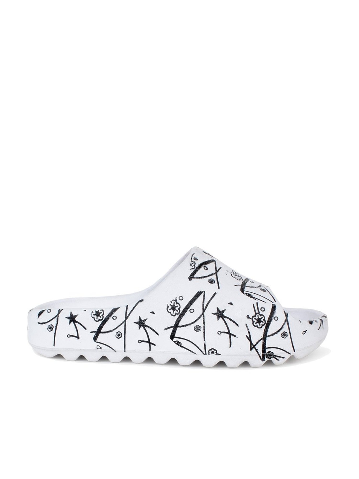 Pampy Angel Men's White Slides