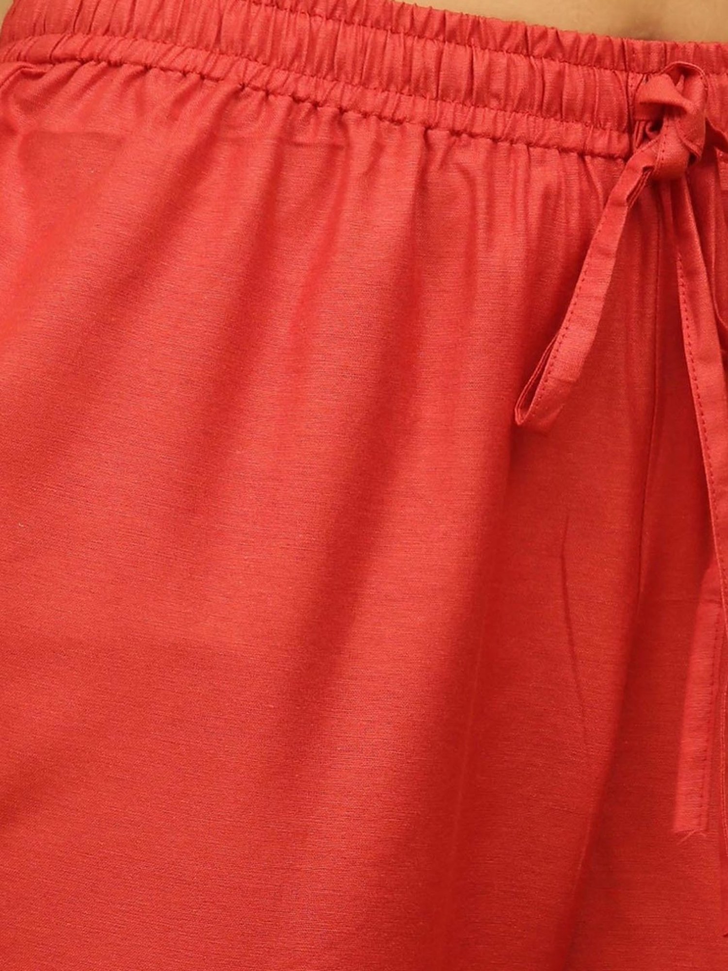 Saffron Threads Black Elasticated Palazzos