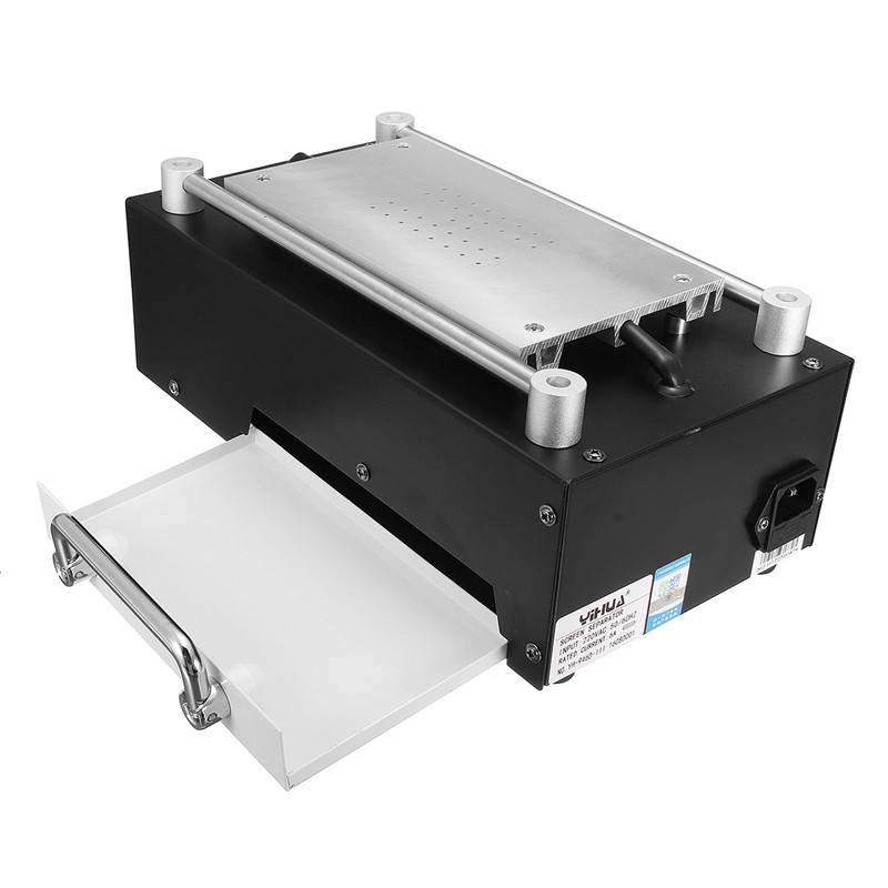YIHUA 946D 110V/220V LCD Touch Screen Glass Separator Vacuum Pump Splitter Machine UV Light