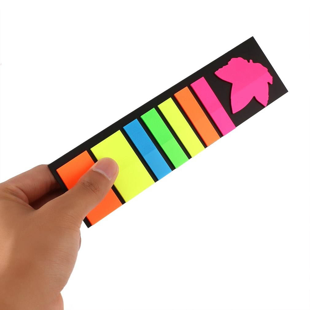 Lejiahong Mini Colorful Sticky Notes Page Markers Different Shapes Bookmark Tab Flags Memo Book Marker Sticky Notes Office Stationery
