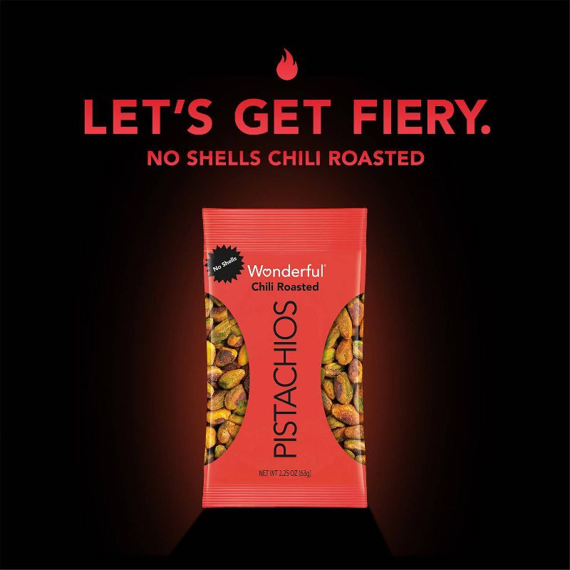 Wonderful Pistachio No Shells Chili Roasted - 2.25oz