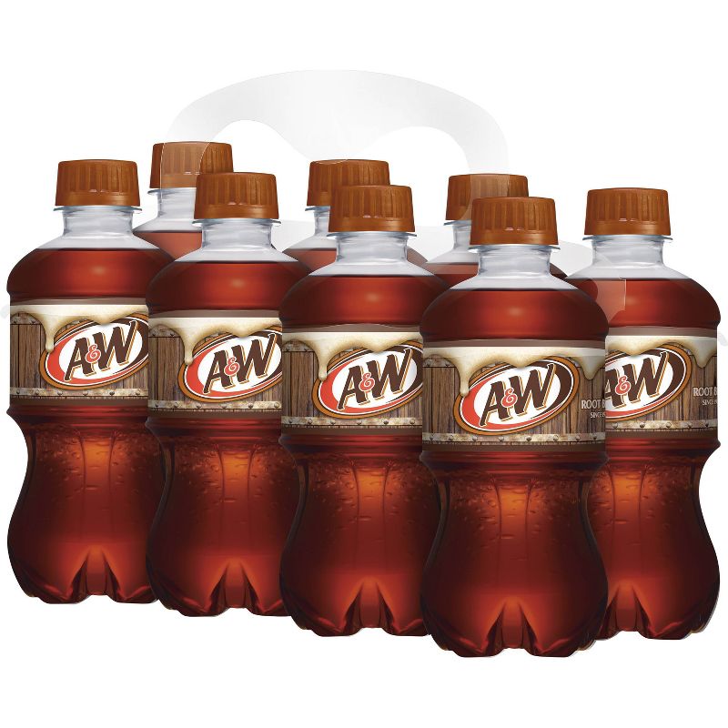 A&W Root Beer Soda - 8pk/12 fl oz Bottles