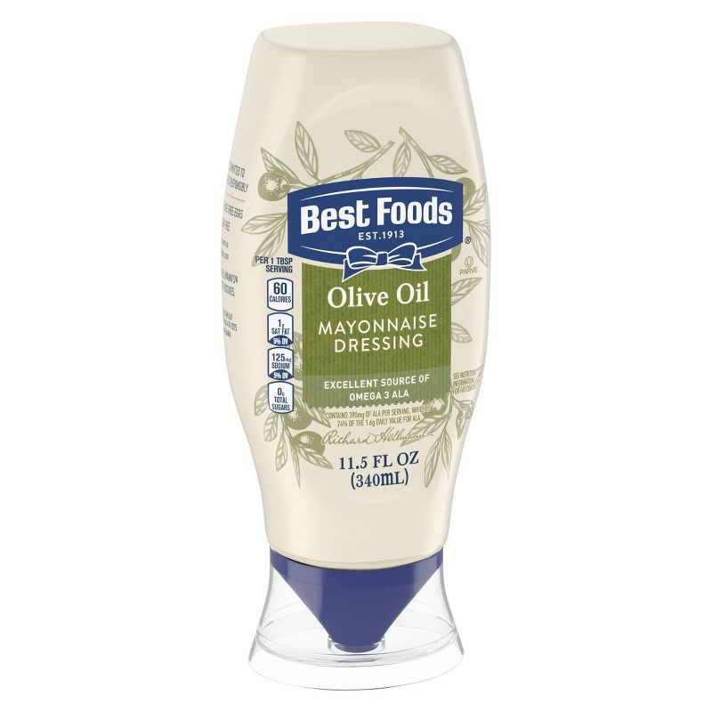 Best Foods Mayonnaise Dressing with Olive Oil Squeeze 11.5oz