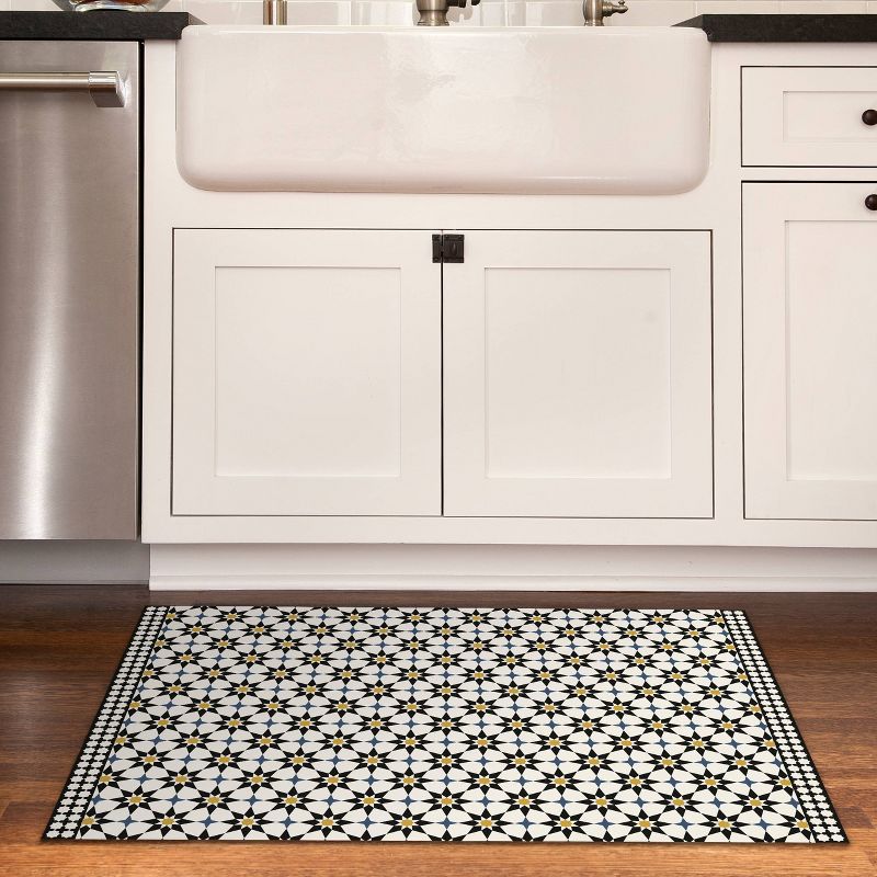 Tempaper 1'8"x2'6" Soleil Indoor/Outdoor Vinyl Floor Rug