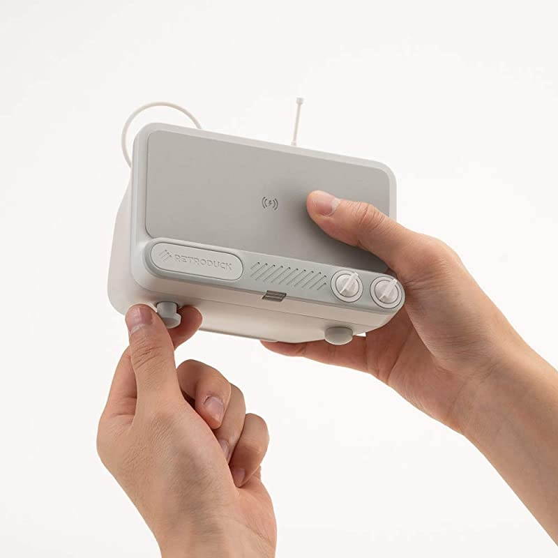 Q, [Qi Certified] 10W Fast Charge Wireless Charging Dock-Fast Wireless Charger for iPhone Xs, XS Max, XR, X, 8, 8 Plus, 11, 11 pro, SE 2020 (Compatible w/Samsung, LG, Sony, More) Carmine Red