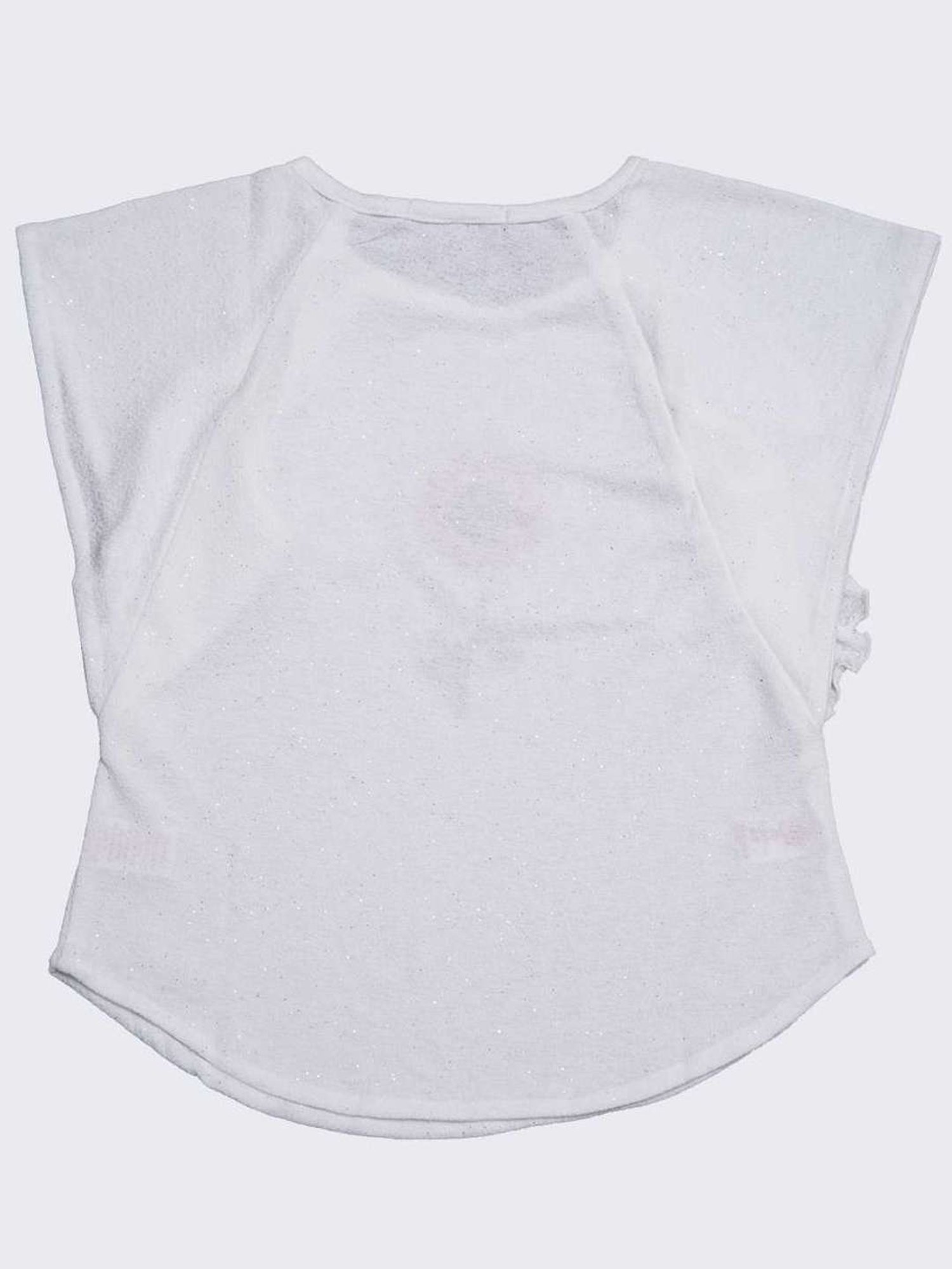 ZIAMA Kids White Floral Print Top