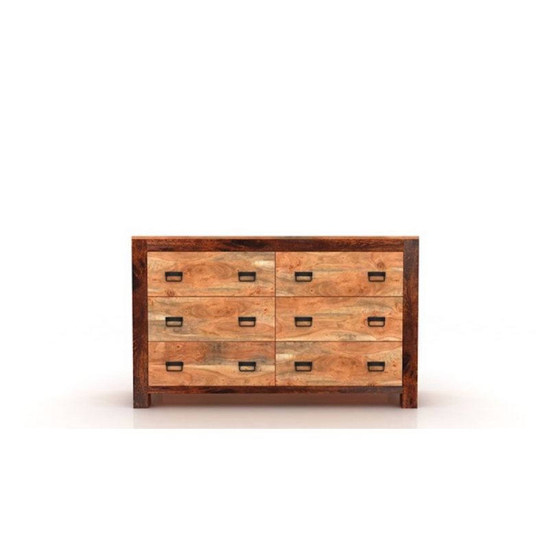 Ajmer 6 Drawer Chest Natural - Timbergirl