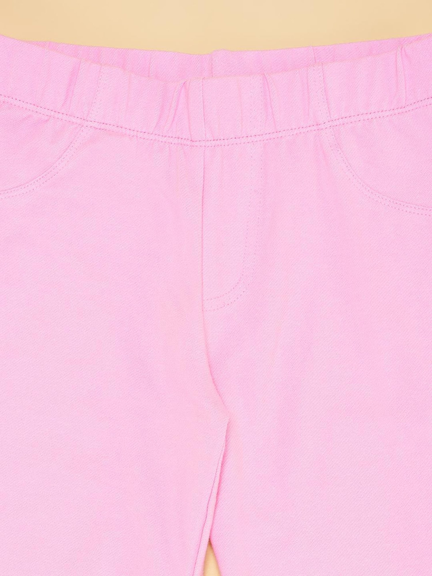 Bonjour Girls Light Grey Printed Tights