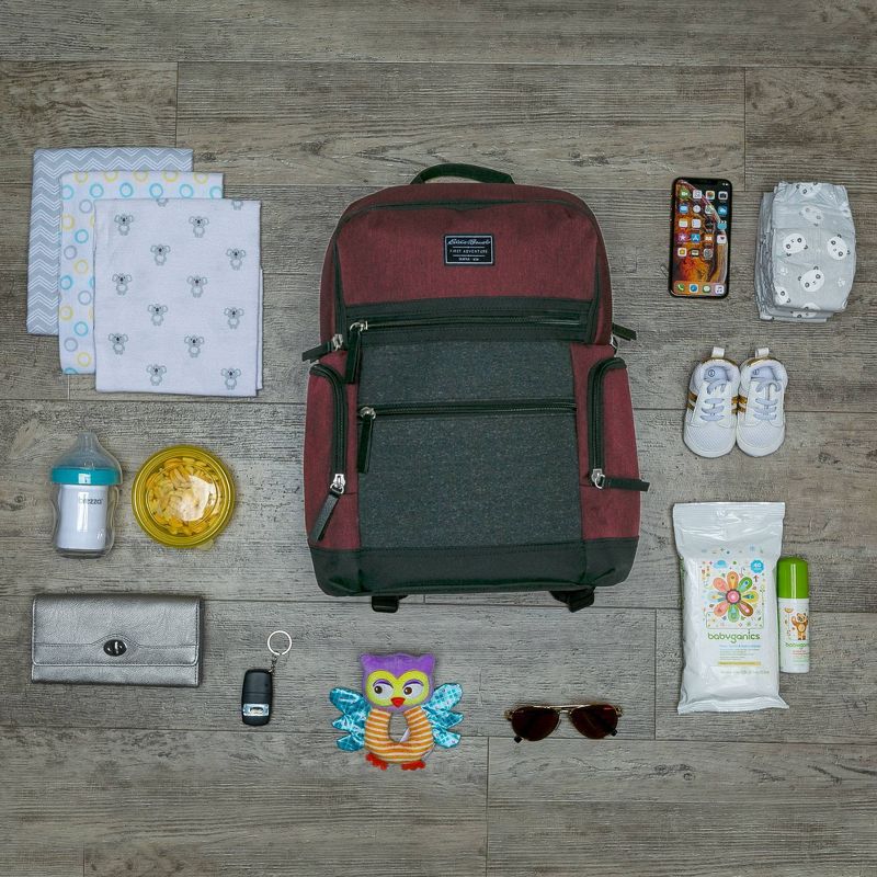 Eddie Bauer East Sound Side Pocket Back Pack Diaper Bag