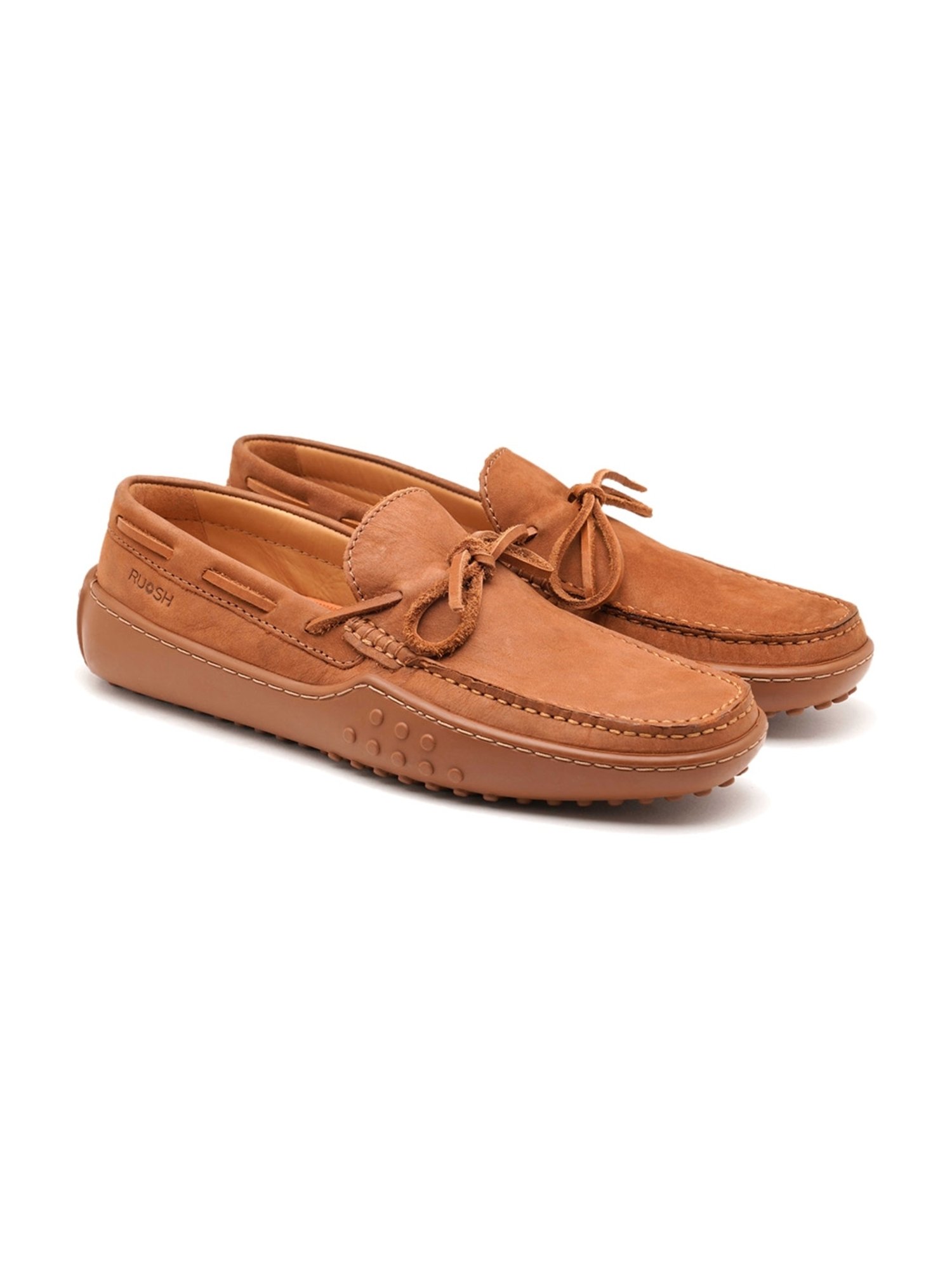 Ruosh Men's Camel Boat Shoes