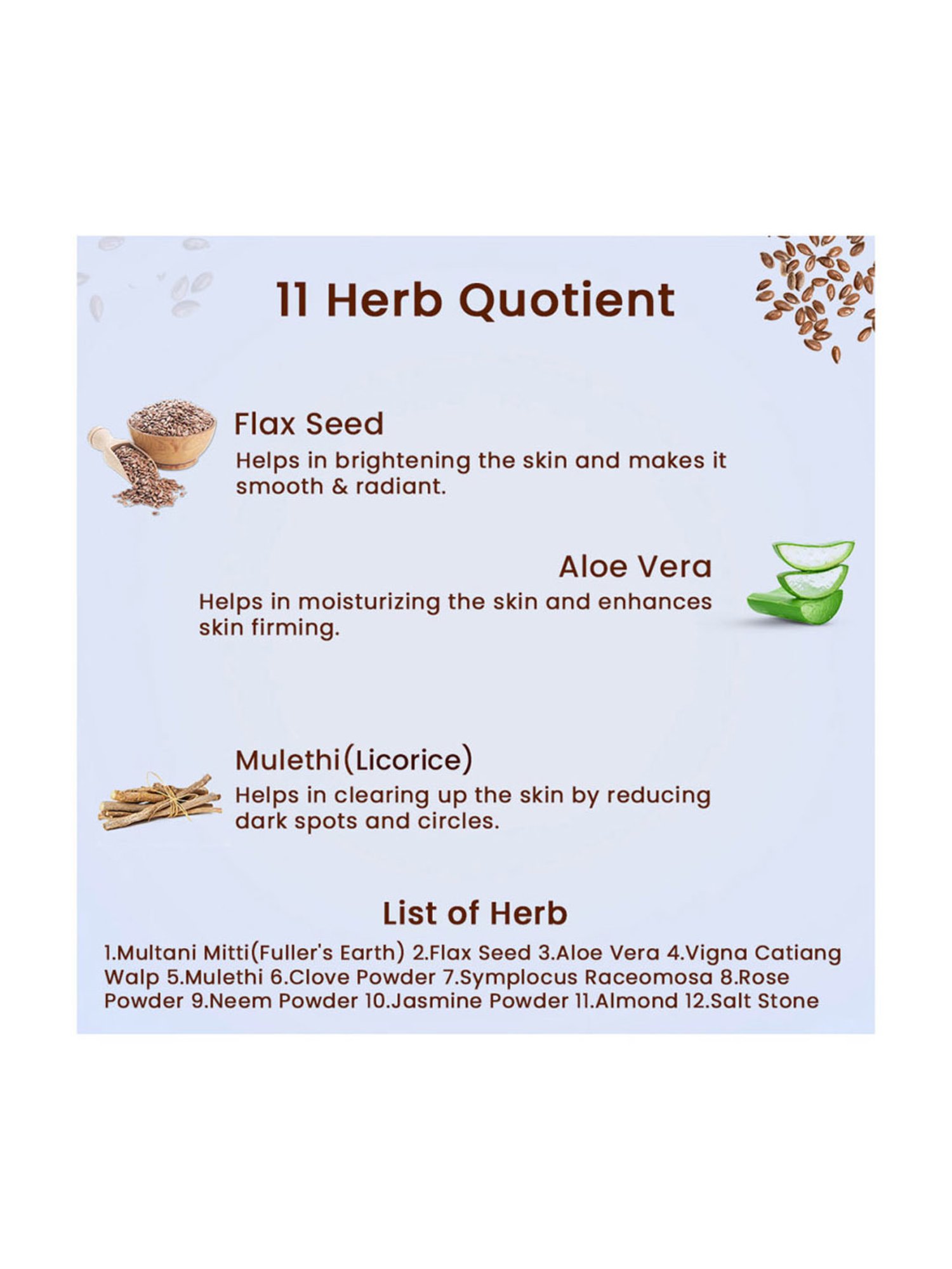 Blue Nectar Almond & Flax Seed Ubtan Face Mask & Pack - 100 gm