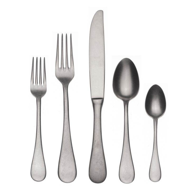 5 pcs Place Setting Vintage Oro Nero