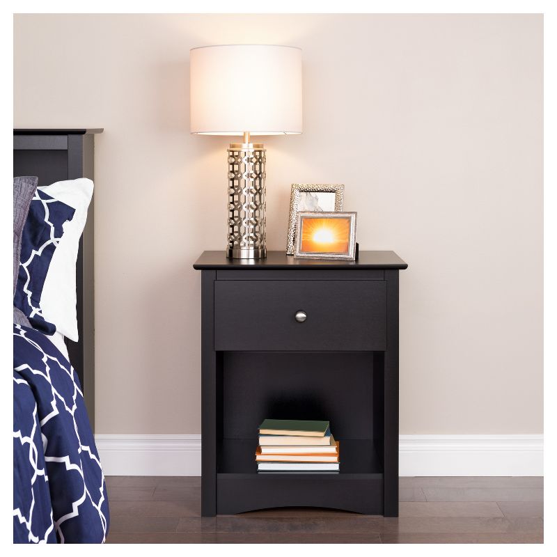Sonoma Nightstand - Black - Prepac