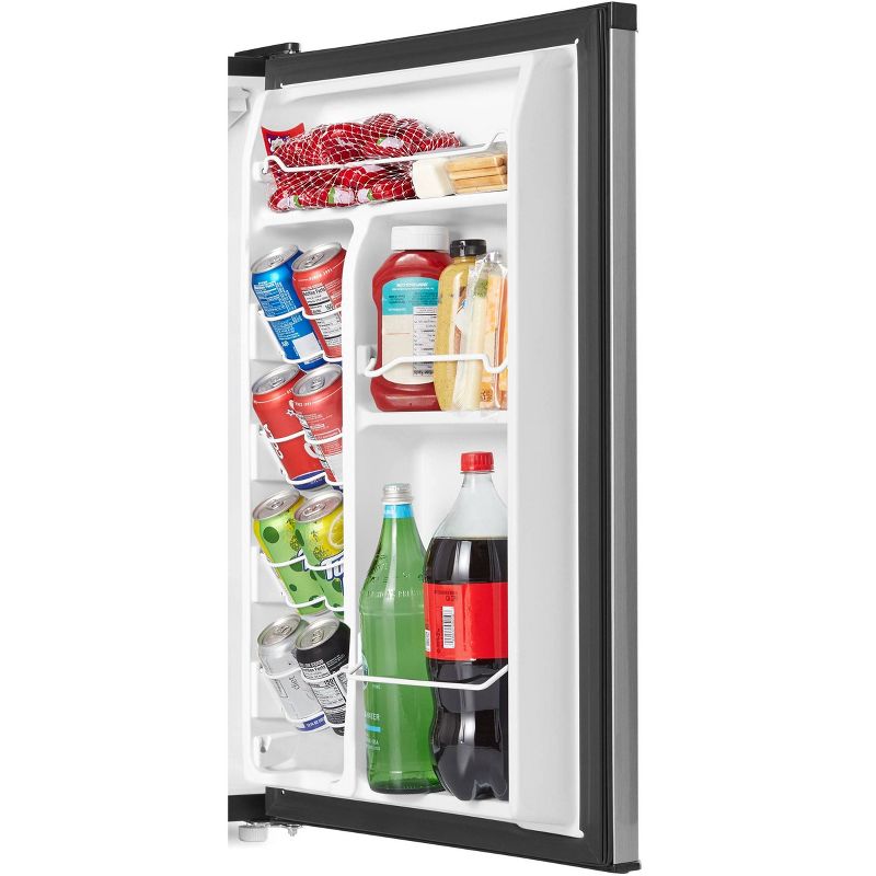 Whirlpool 4.3 cu ft Mini Refrigerator Stainless Steel WH43S1E