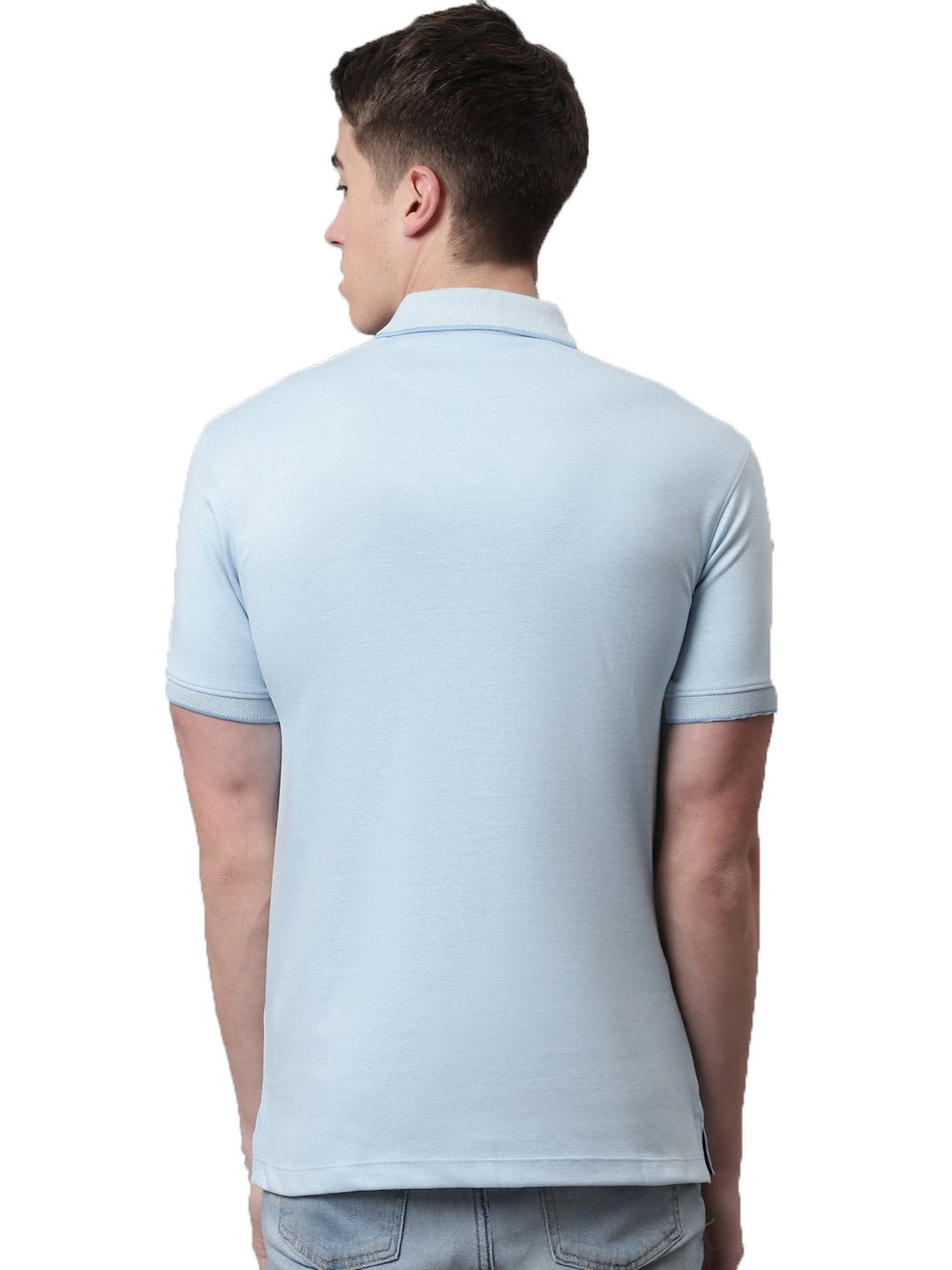 Venitian- Forbidden Clothing Sky Blue Regular Fit Polo T-Shirt