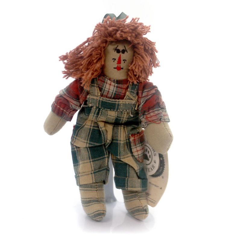 Boyds Bears Plush 6.0" Molasses Rag Doll Boy Ornament  -  Decorative Figurines