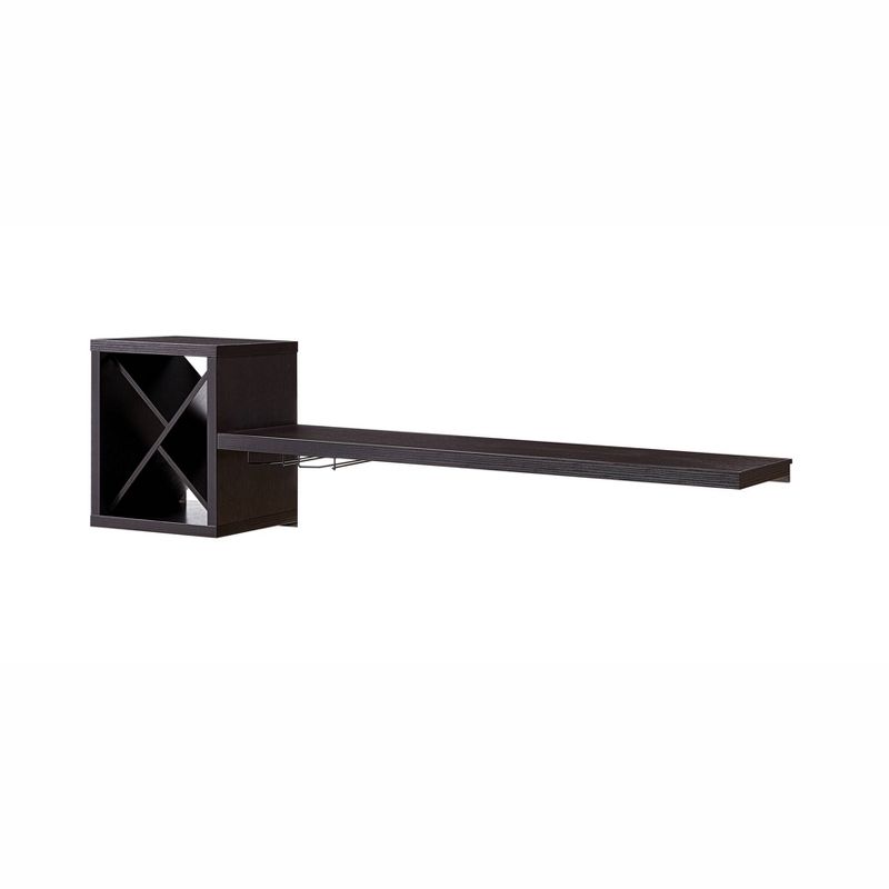 Donjala 4 Bottle Floating Wine Rack Cappuccino - miBasics