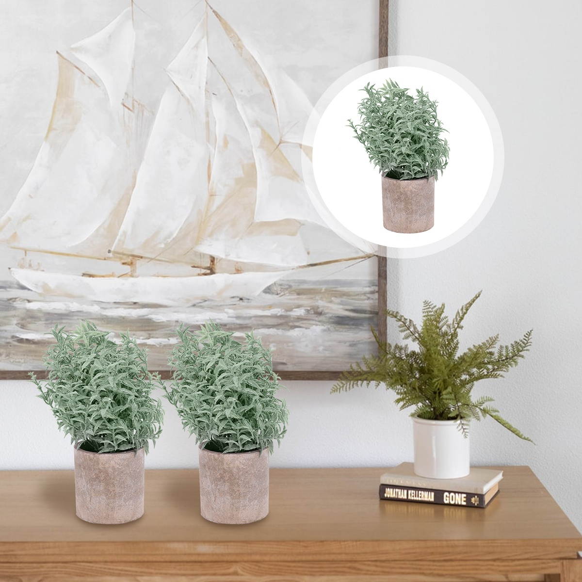 Simulation Green Plant Pot Decoration Artificial Green Plant Pot Home Decor