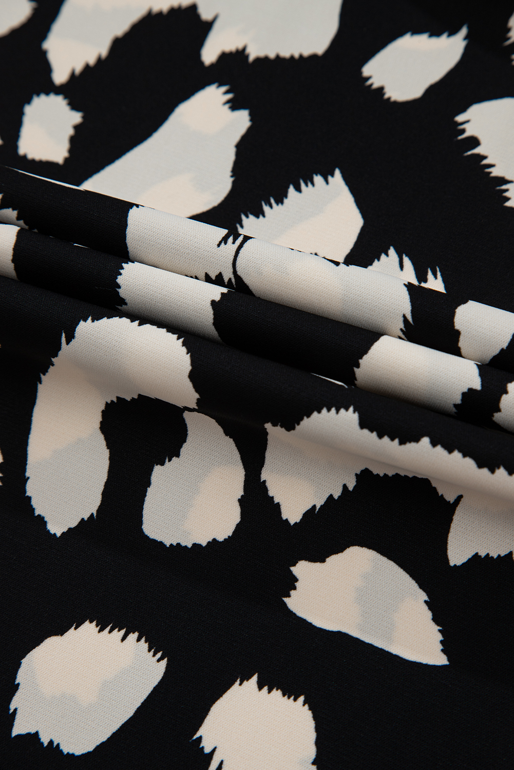 White Frill Mock Neck Sleeveless Tiered Floral Dress