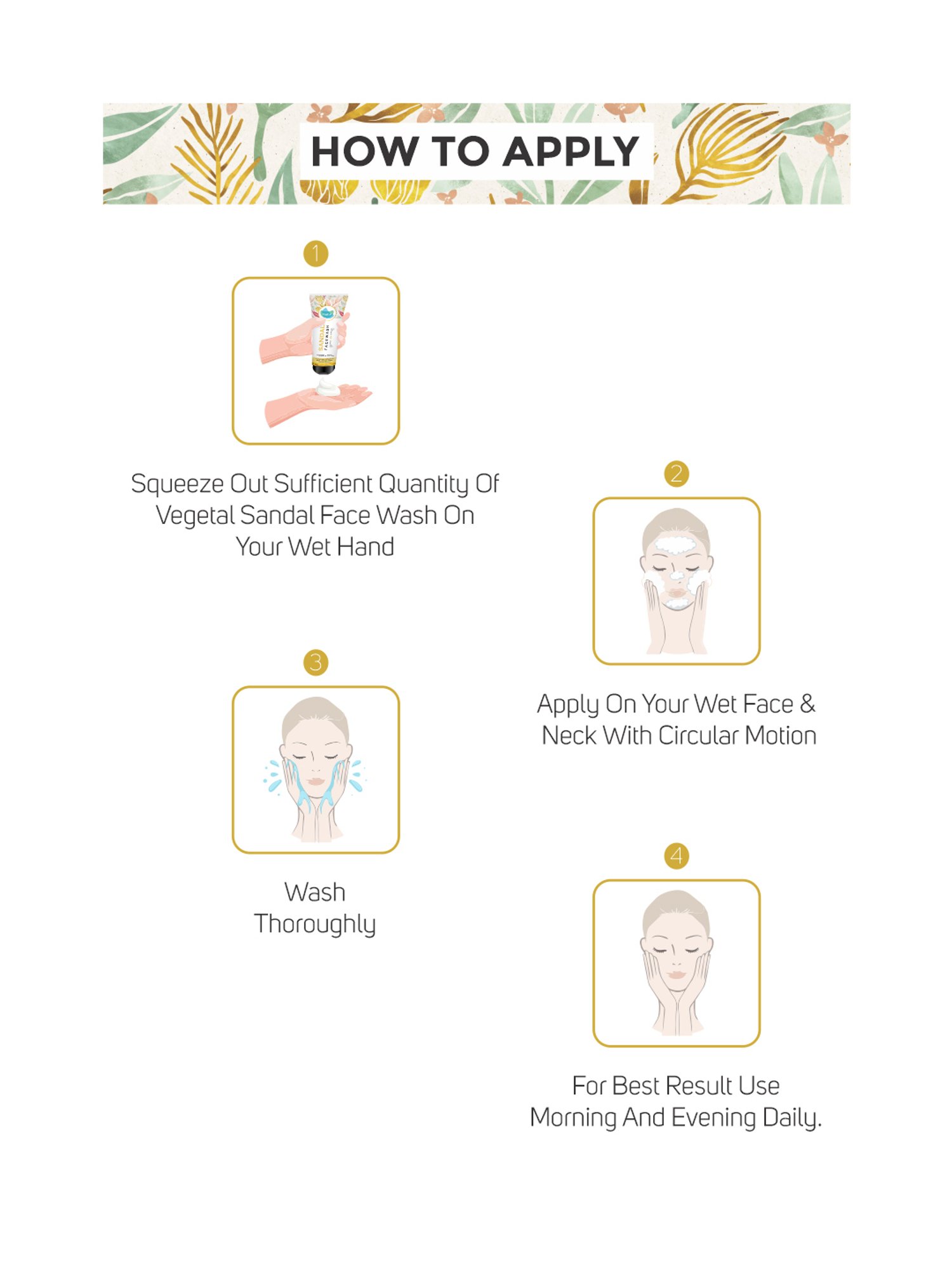 Vegetal Sandal Facewash - 100 ml