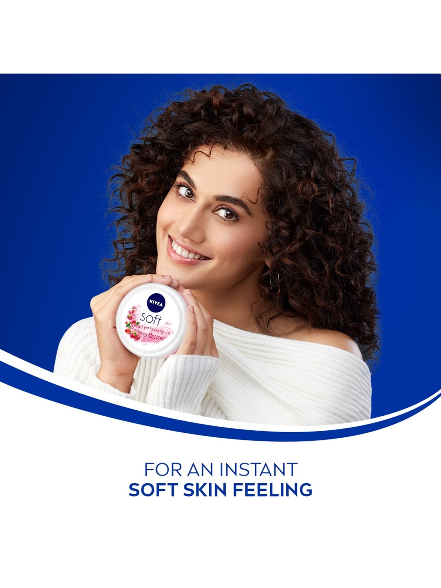 Nivea Soft Berry Blossom & Light Moisturizer - 100 ml