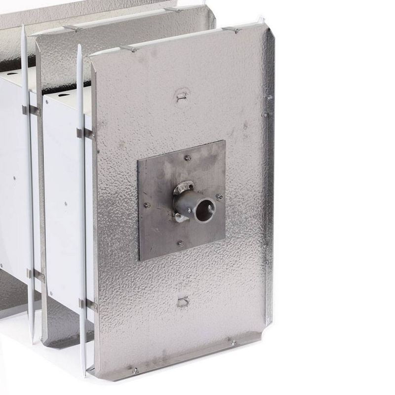 Birds Choice 16 Room Purple Martin Birdhouse White/Silver