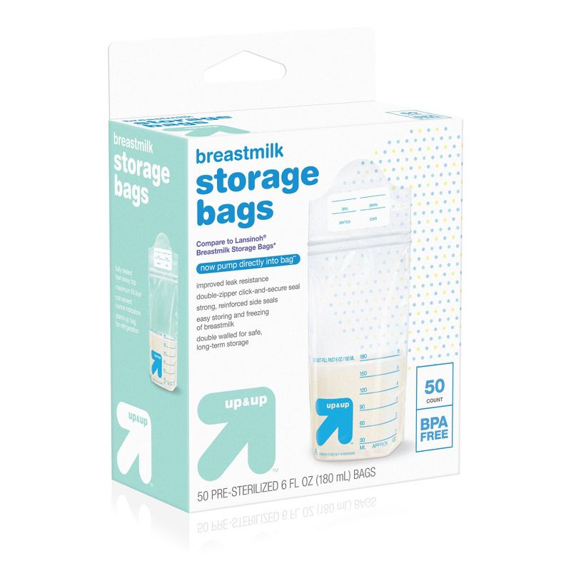 Milk Storage Bags - 50ct - up & up™