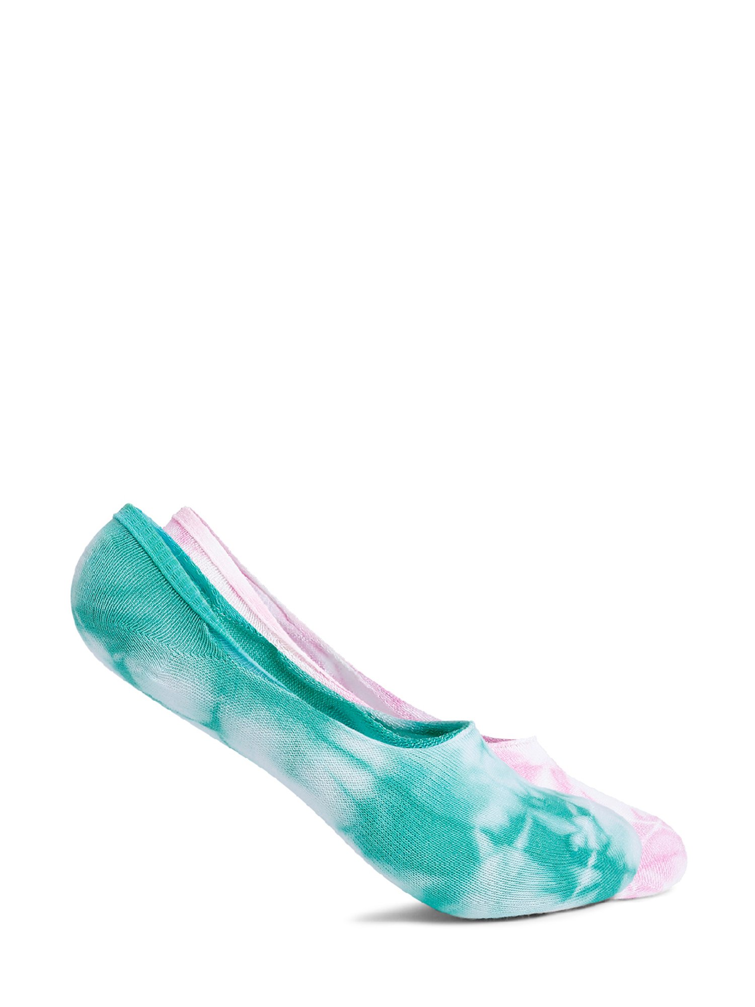 Smarty Pants Green & Pink Cotton Tie - Dye Socks (Pack Of 2)