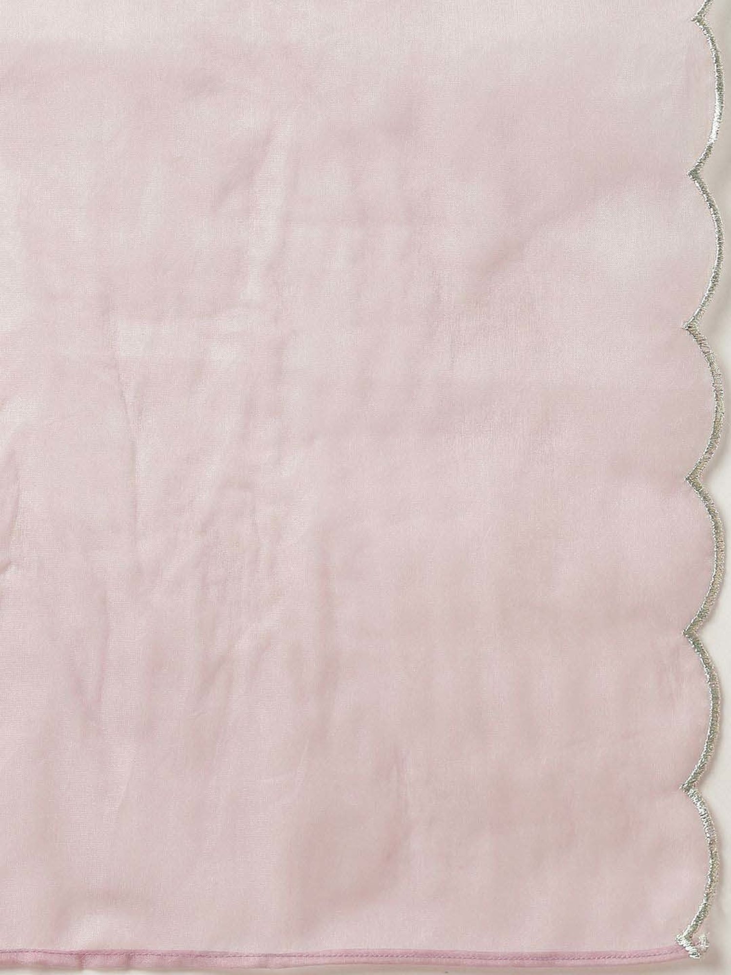 Janasya Lavender Embellished Kurta & Pant Set With Dupatta