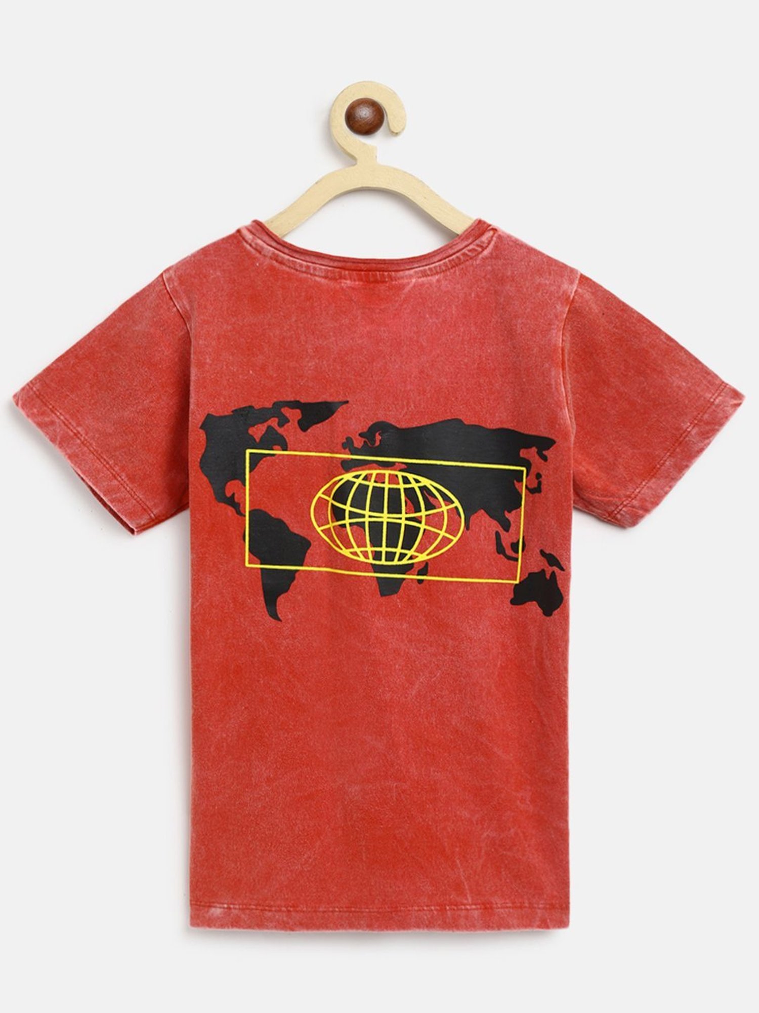 Pantaloons Junior Navy Cotton Printed T-Shirt