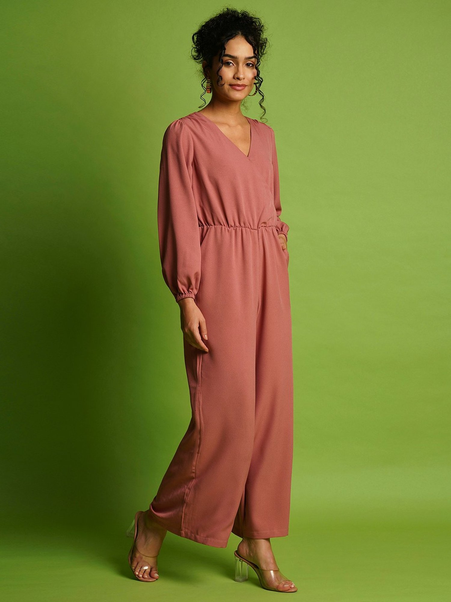 Globus Pink Maxi Jumpsuit