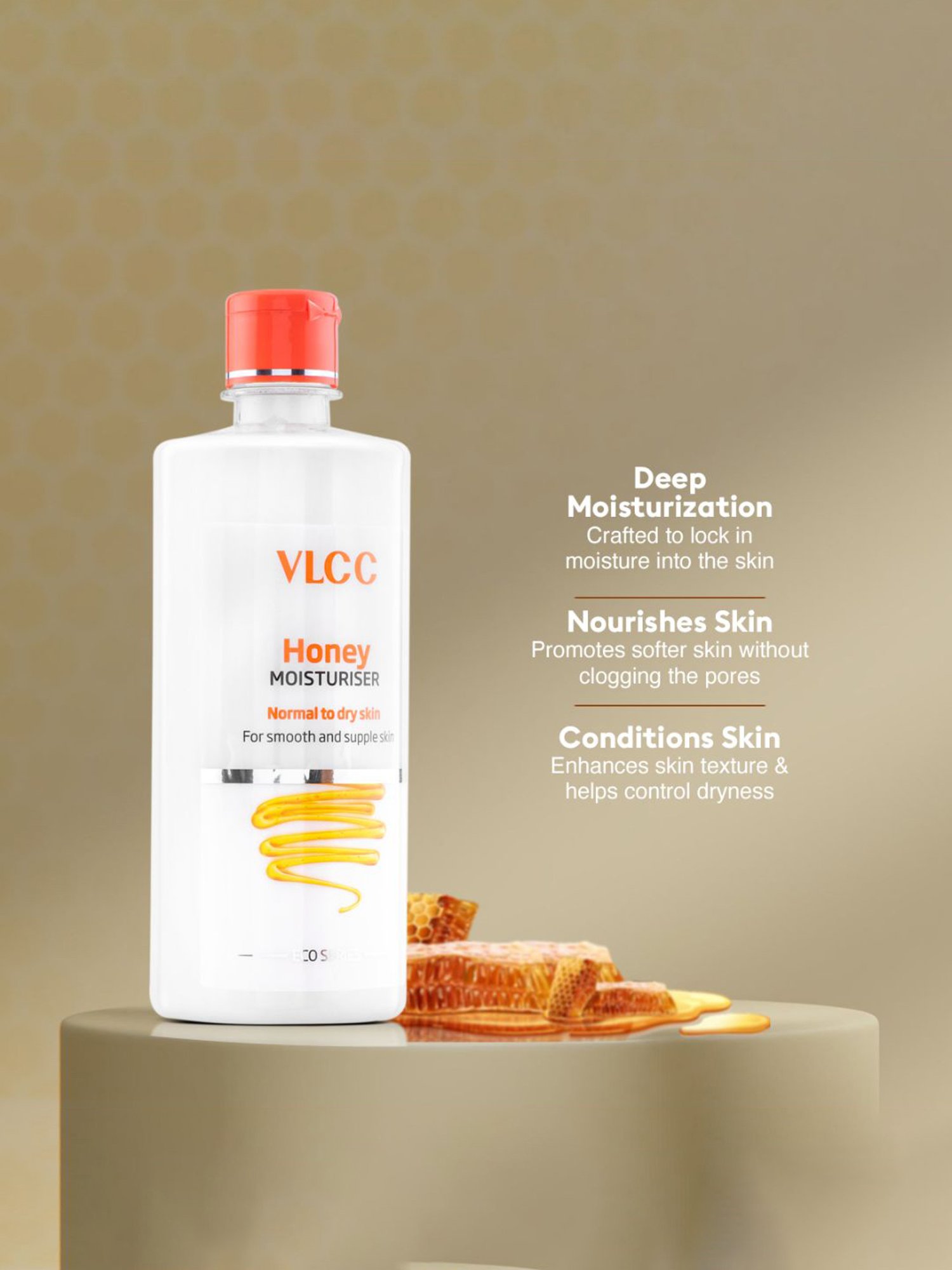 VLCC Honey Moisturiser - 500 ml
