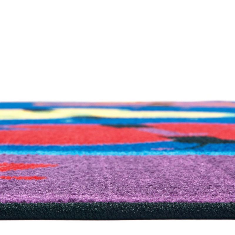 6'x9' Rectangle Woven Area Rug Multicolored - Carpets For Kids