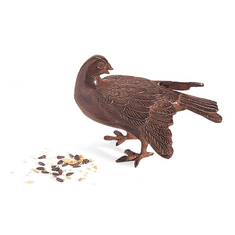 5" Pair of Bronzed Doves Figurines Rustic Bronze - ACHLA Designs