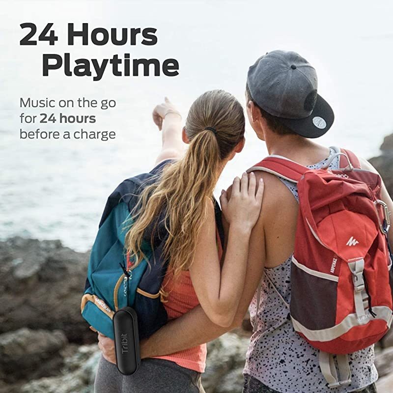 XSound Go Bluetooth Speaker with 16W Loud Sound Rich Bass 24H Playtime IPX7 Waterproof Wireless Stereo Pairing USBC Portable Wireless Speaker for Home Outdoors Travel Upgraded