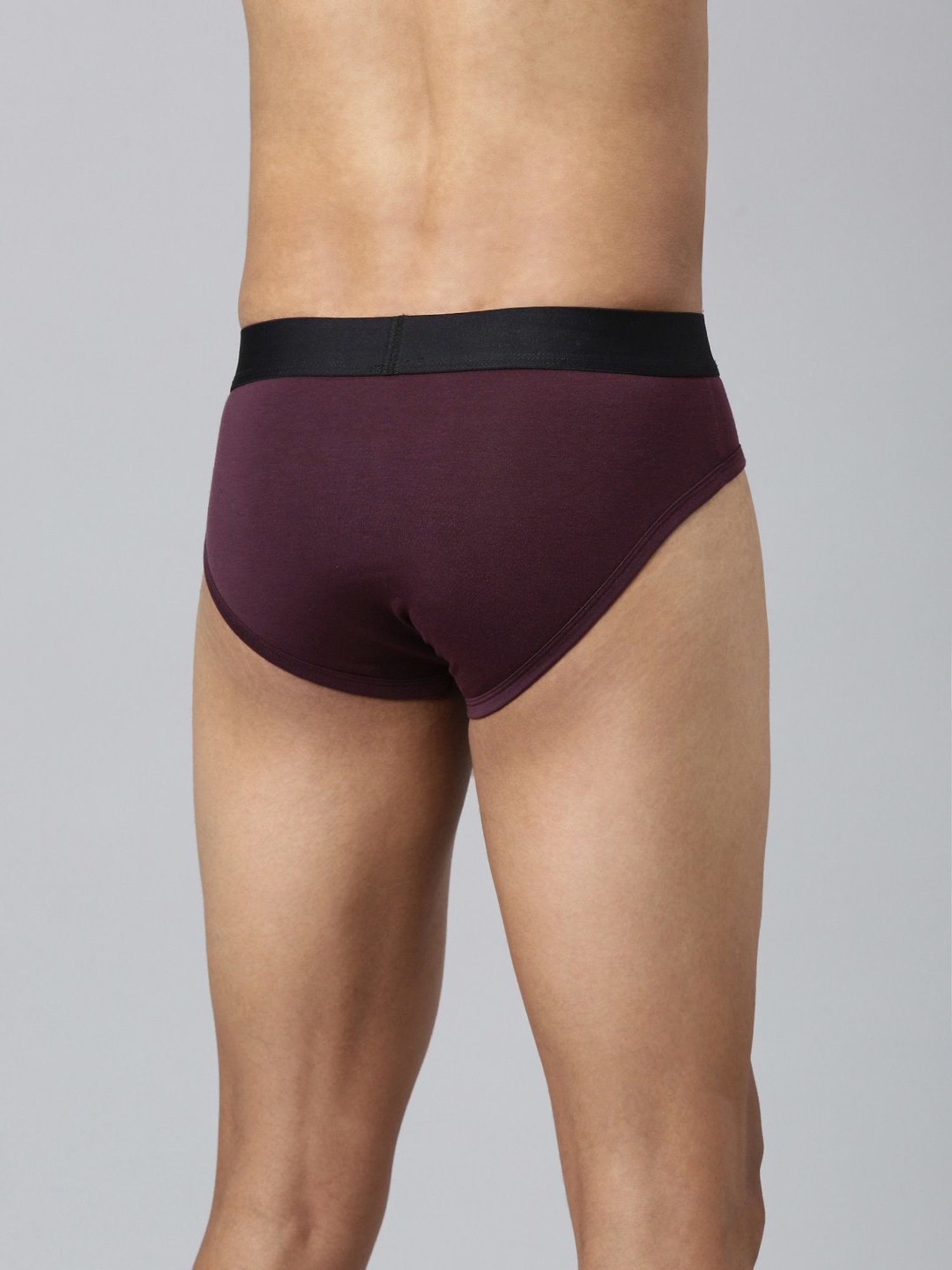 Levi'S Maroon Cotton Skinny Fit Briefs