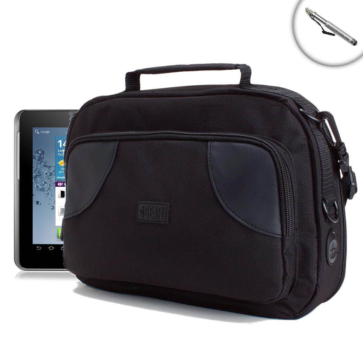 USA Gear Kid Friendly In-Car Portable Tablet Headrest Display Case - Attaches to seats & works with Toshiba Excite 10 LE , Samsung Galaxy Tab 2 , Note 10.1 & More 10.1-Inch Tablets - Incl, Mouse Pad