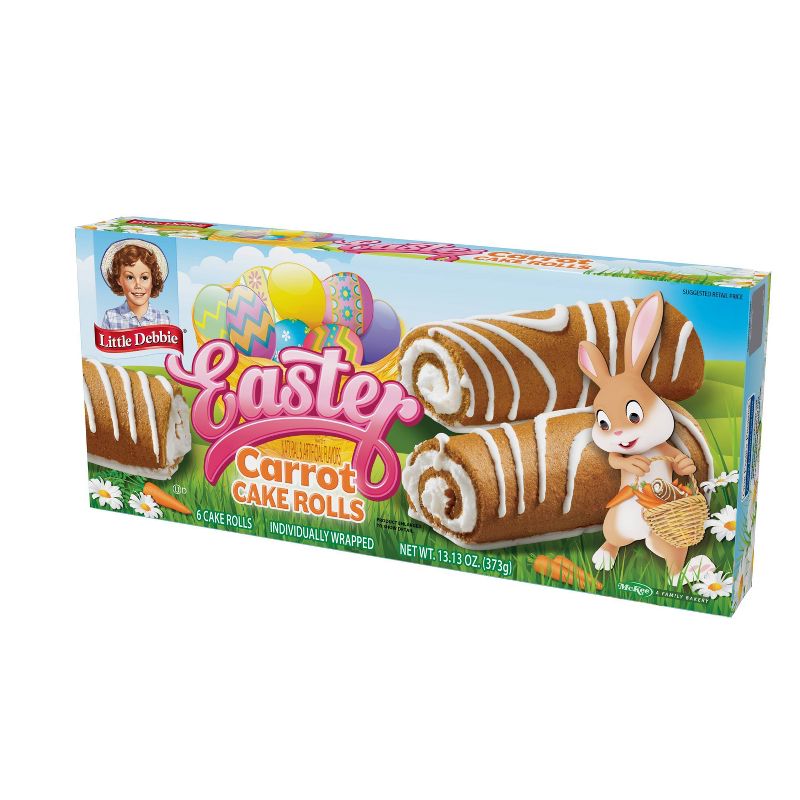Little Debbie Easter Carrot Cake Rolls - 6ct/13.13oz