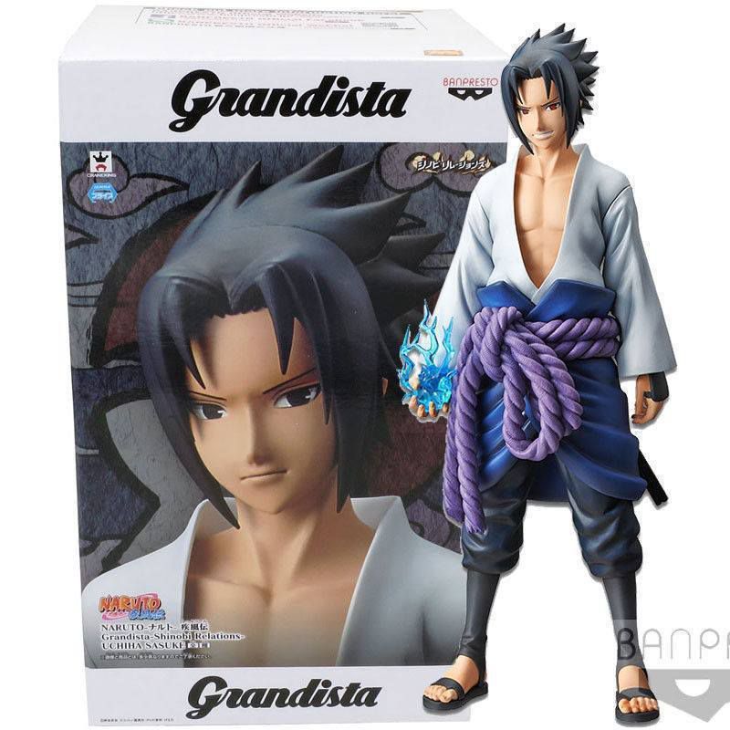 Banpresto Naruto Shippuden Grandista Shinobi Relations Sasuke Uchiha 10" Figure