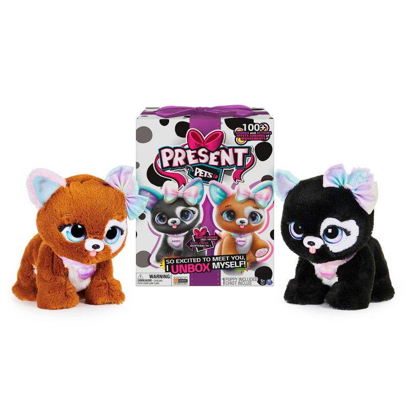 Present Pets - Glitter Puppy - Interactive Plush Pet Toy