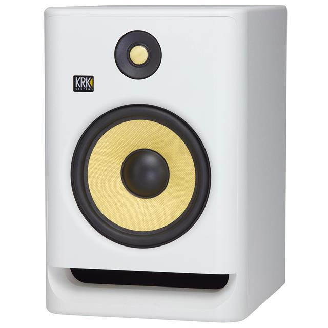 KRK ROKIT 8 G4 8" Powered White Noise Studio Monitor #RP8G4WN-NA