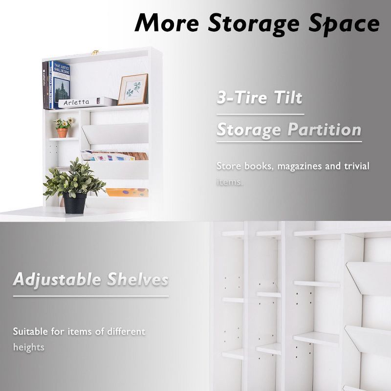 Oren Lacquer Desk White Safavieh - Safavieh